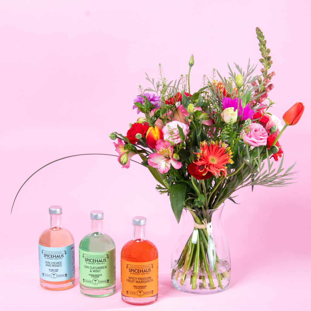 מארז פרחים רומנטי