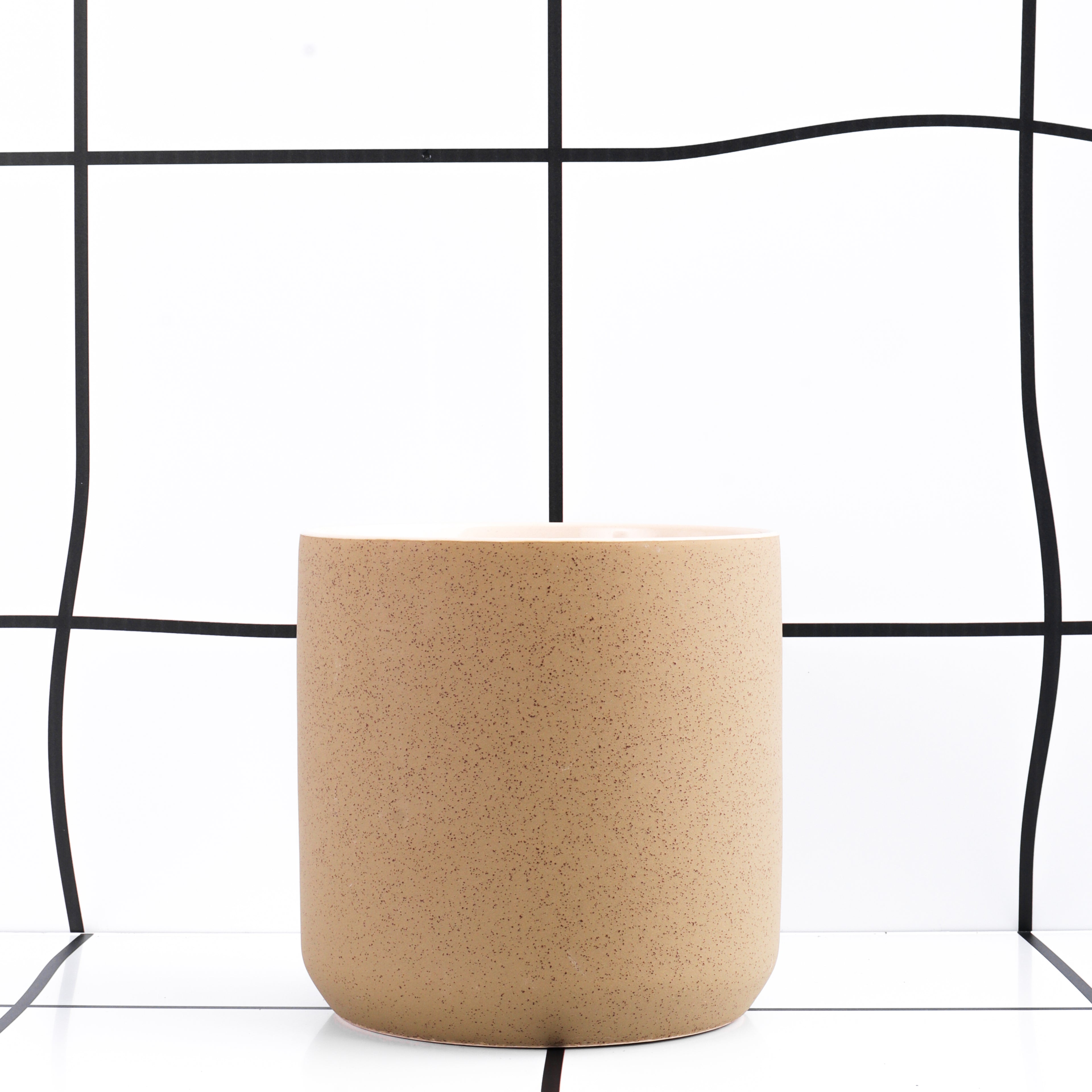 כד קרמיקה חום חול